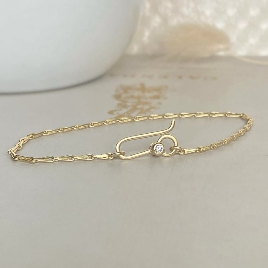 Diamond Lock Bracelet