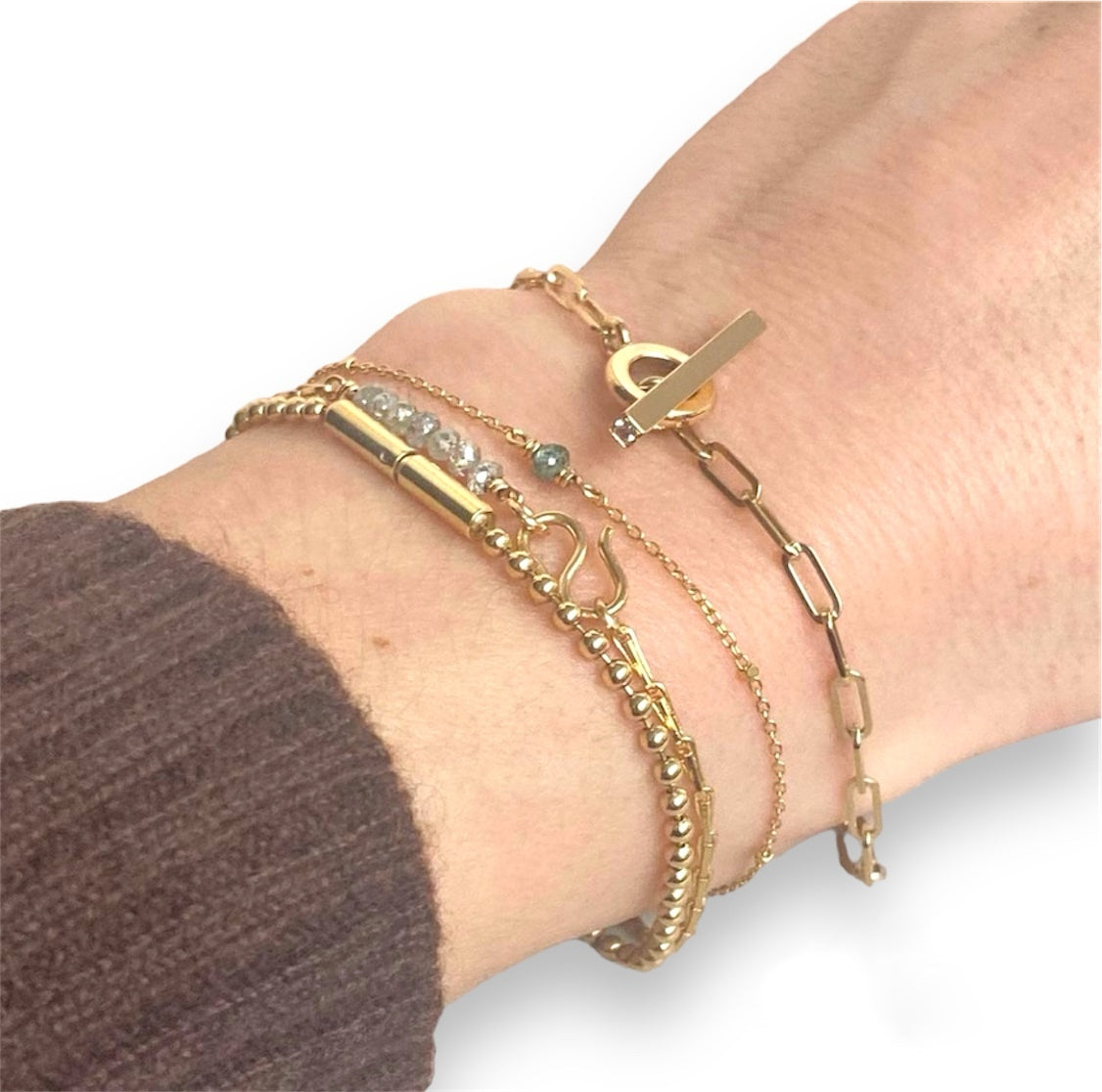 Paperclip armbånd