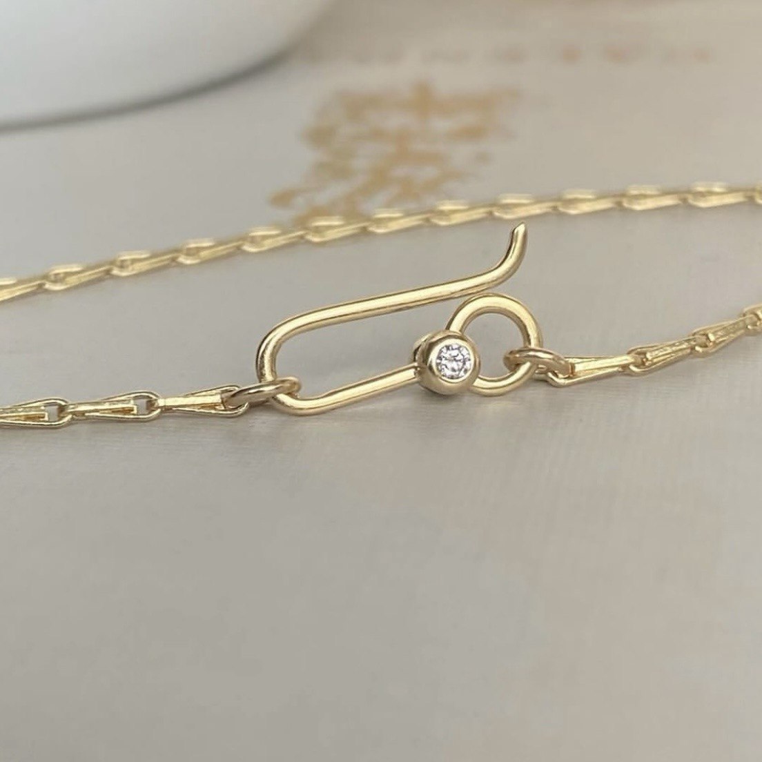 Diamond Lock Bracelet