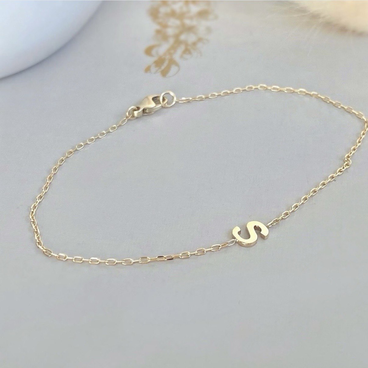 Simple and Personal Initial Bracelet