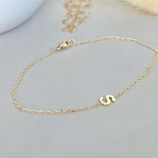 Simple and Personal Initial Bracelet