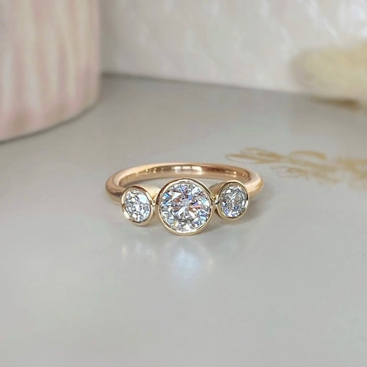 Three Stone Diamond Ring