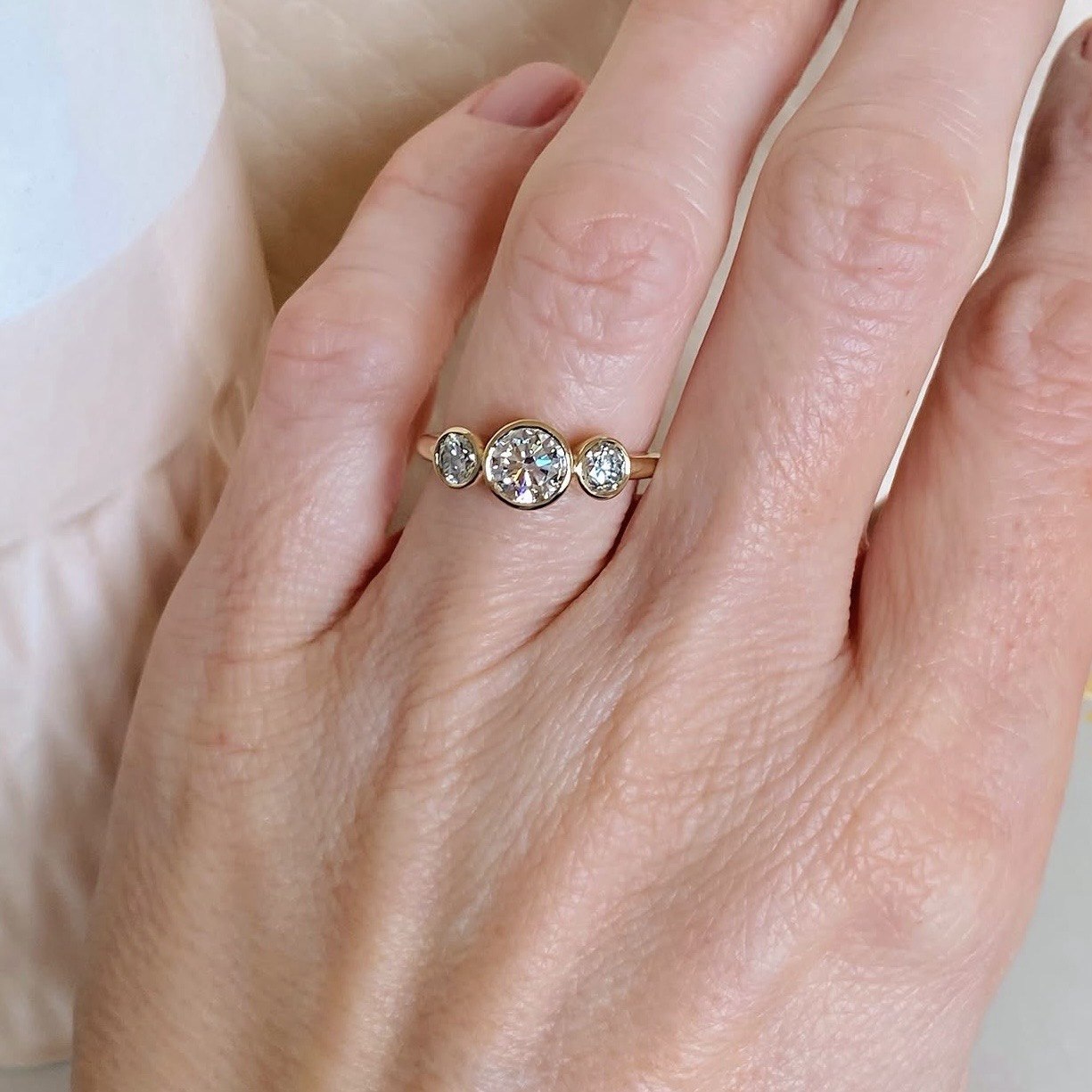 Three Stone Diamond Ring