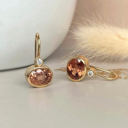 Custom Recycled Gold Earrings